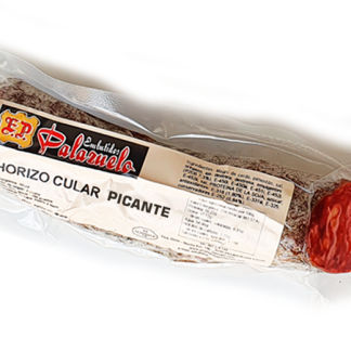 Chorizo Cular Picante. Embutidos Palazuelo.