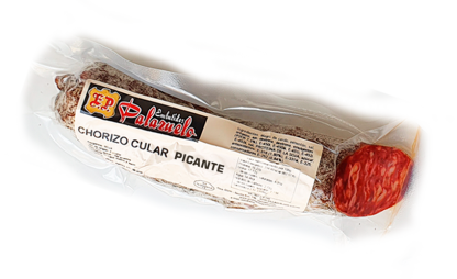 Chorizo Cular Picante. Embutidos Palazuelo.