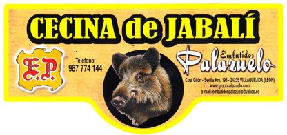 Etiqueta Cecina de Jabalí